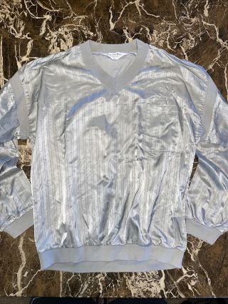 Vintage Christian Dior Monsieur Mens Pajama Top Shirt Size Large