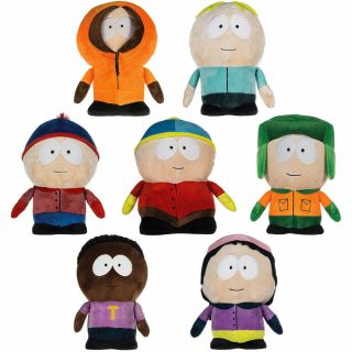 Official South Park Stan Kyle Kenny And Cartman 8.  5 Inch Soft Toy Plushies