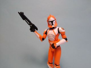 Star Wars Clone Wars Clone Trooper Bomb Squad Action Figure 3.  75 " A