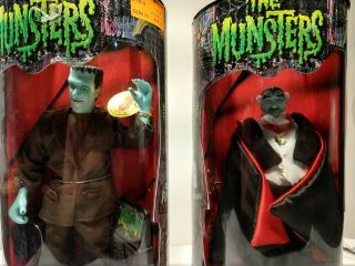 The Munsters - Herman & Grandpa - 9 " Action Figure Limited Edition 1998