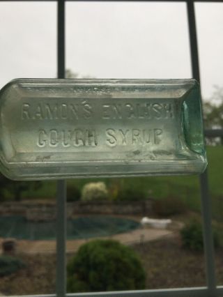 Vintage Greeneville,  Tenn.  Ramon’s English Cough Syrup Bottle