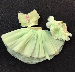 Vintage 1959 American Character Betsy Mccall 8” Green Ballerina Outfit B - 39
