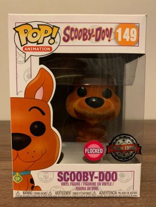 Scooby Doo Funko Pop 149 Scooby Doo Flocked