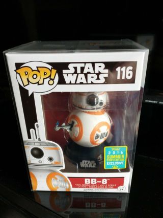Star Wars Convention Exclusive Bb - 8 Thumbs Up Funko Pop Vinyl Sdcc Comic Con