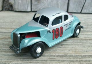 Vintage Plastic Souvenir Race Car Modified Dirt Oval Stock Car Hot Rod Custom 2