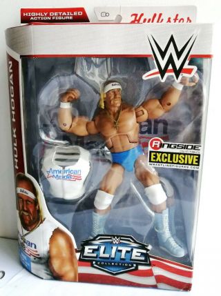 Wwe Mattel Elite Hulk Hogan Ringside Collectibles Usa Exclusive Figure