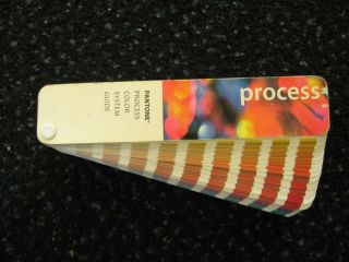 Pantone Process Color System Guide 1991 Vtg Printing Print