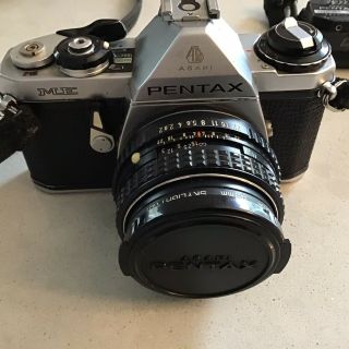 Vintage Asahi Pentax Me 35mm Film Camera Pentax - A 50mm Lens Japan