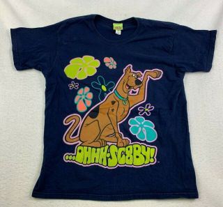 Vintage 1998 Scooby Doo Groovy Shirt Large Cartoon Network Hanna Barbera
