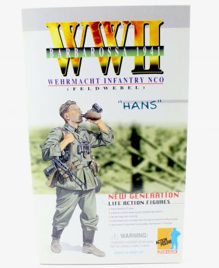 Hans Wehrmacht Infantry Nco Barbarossa 1941 German Ww2 Dragon Action 12” Or 1:6