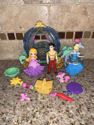 Disney Princess Little Kingdom Cinderella Carriage Ride Playset Dolls 0955