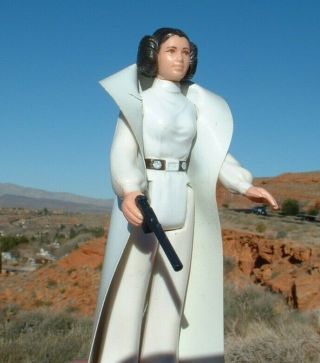 1977 Princess Leia Cape & Float Weapon Vintage Star Wars