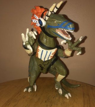 Vintage 1999 Playmates Turok Dinosaur Hunter Tribal Raptor Action Figure Toy