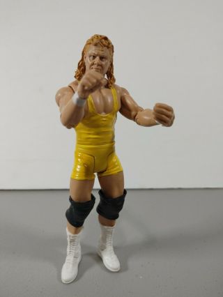Rare Curt Hennig Mr.  Perfect Wwe Wrestling Action Figure 2011 Yellow 7 " Mattel