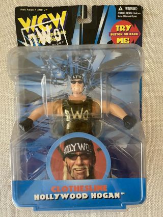 1998 Wcw Nwo Clothesline Action Figure Hollywood Hulk Hogan
