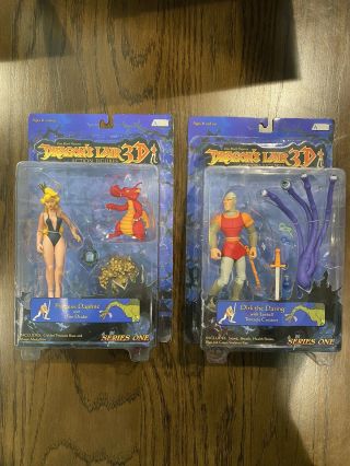Dragon’s Lair 3d Dirk The Daring And Princess Daphne Action Figures