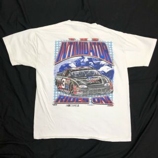 Vtg Dale Earnhardt Nascar T - Shirt Goodwrench Racing Intimidator M Double Sided