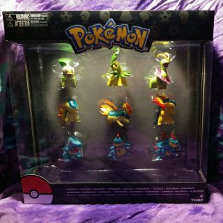 Tomy Pokemon Legacy 9 Figure Evolution Multi Pack Gen 2 Rare Factory