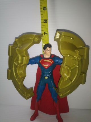 Superman Man Of Steel Bank Breaker 6 " Power Attack Action Figure Mattel 2013
