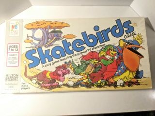 Vintage Skatebirds Board Game Mb Milton Bradley John Sands 1978 Vg Rare