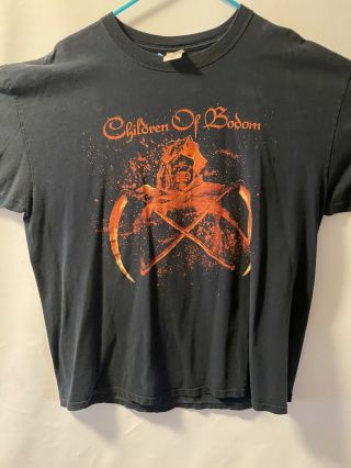 Vintage Children Of Bodom Death Metal Band Concert T Shirt Xxl