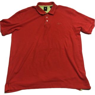 Vintage Karl Kani Gold Red Green Short Sleeve Polo Shirt Mens Size 2xl Xxl