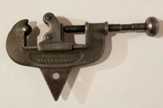 Vintage Ridgid No.  0 Tubing Cutter,  3/8 " To 2 - 1/8 "