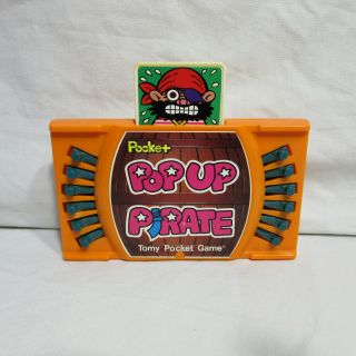 Pocket Pop - Up Pirate Tomy Pocket Game Vintage Plastic Toy - Rare