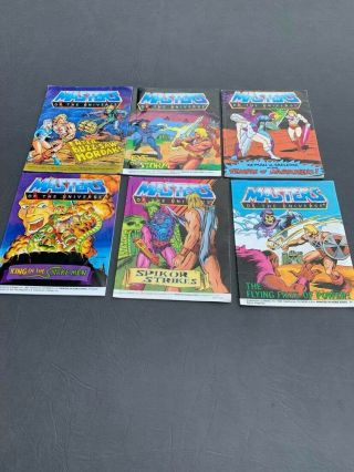 Vintage 1980s Masters Of The Universe He - Man Mini Comic Books (6 In Total)