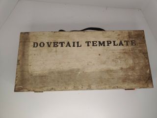 Vintage Porter Cable Dovetail Template Jig Woodworking Carpenter Tool Model 5008