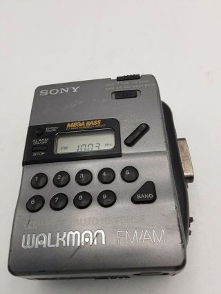 Vintage Sony Walkman Am Fm Radio Cassette Player