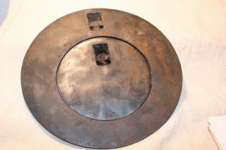 Vintage Rare Two Ring 8 Inch Cast Iron Wood Burning Stove Top Lid Cover