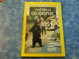 Vintage National Geographic May 1972 Yellowstone 