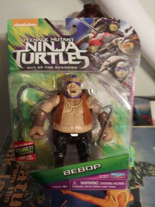 Teenage Mutant Ninja Turtles Out Of The Shadows Bebop Action Figure 2016 Tmnt