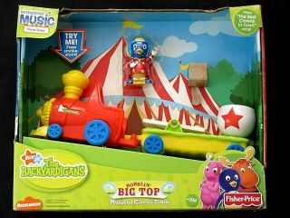 Backyardigans Musical Circus Bobblin Big Top Circus Train Fisher Price