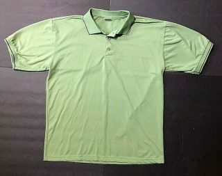 Vtg Authentic Publix Supermarkets Employee Green Polo Shirt Uniform Men’s Size M