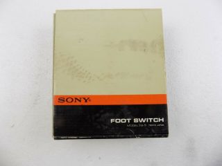 Sony - Vintage Sony Foot Switch / Box - Model Fs - 5 - Tokyo,  Japan