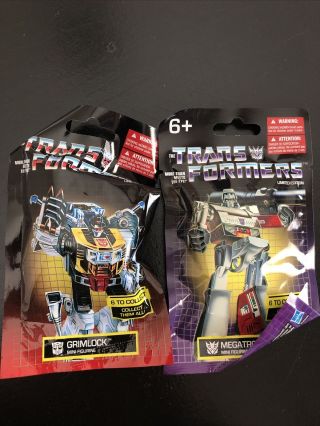 2 Transformers Mini Figures Megatron & Grimlock