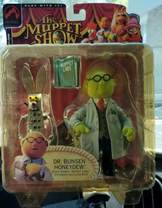 Muppet Show Palisades Dr.  Bunsen Honeydew Series 1 Muppets Action Figure Misp