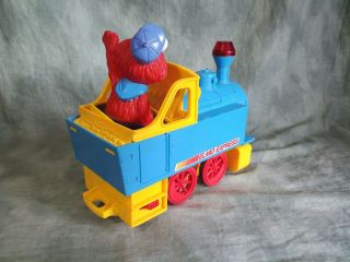 Vintage Elmo Express Train Engine Tyco Sesame Street ¤ 2