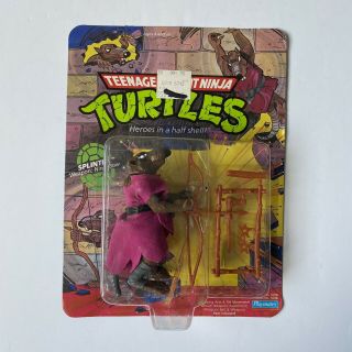 1988 Playmates Teenage Mutant Ninja Turtles Master Splinter Action Figure