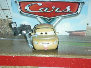 Disney Pixar The World Of Cars Tim Rimmer Fixed Eyes Race Cameraman Loose Mattel
