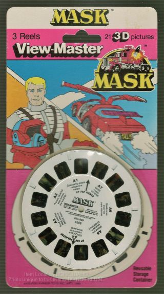 1986 Kenner M.  A.  S.  K.  Mask View - Master Reels Vintage 80s Toys