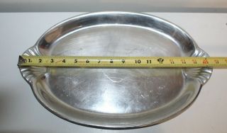 Vintage Large The Wilton Co.  Pewter Meat Turkey Platter Tray 26 1/2 " X 10 1/2 "