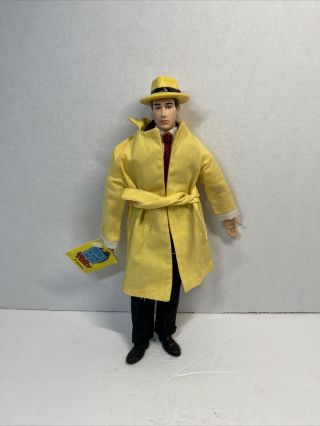 Vintage 1990 Dick Tracy 9” Action Figure Doll By Applause With Tags.