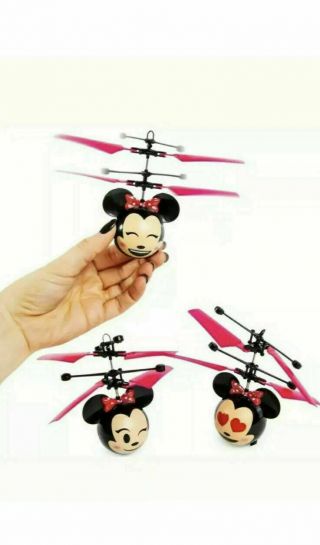 Disney Minnie Mouse Heli Ball Indoor Helicopter Flying Toy