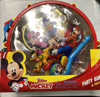 Nib - Disney Junior Mickey Mouse Party Band 10 - Piece Set Musical Instruments