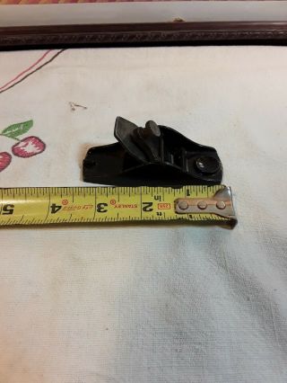 Vintage Small Stanley Finger/ Thumb Plane 3 1/2 " Long X 1 1/4 Wide