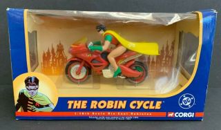2005 Corgi Dc Comics The Robin Cycle 1:16th Scale Die - Cast Robin