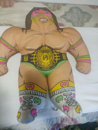 Vintage Tonka Wwf Wrestling Buddies Ultimate Warrior Plush 1990